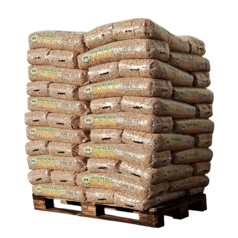 Bio-Energie Pellet – Bancale con 66 sacchi da 15 kg ciascuno