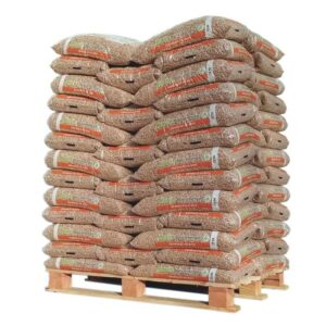 Pellet Mill Wood Energy – Bancale con 65 sacchi da 15 kg ciascuno
