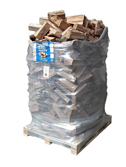 Woodstock 25-cm-Blockholz – Palette mit 2000 dm3